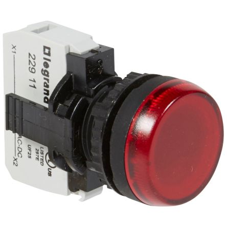 Legrand Luz Piloto, 26.4V, Montaje En Panel, IP69