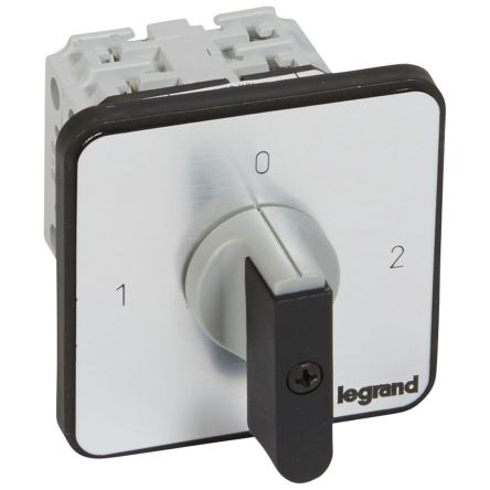 Legrand Nockenschalter, 2P / 25A, 690V (Volts), 3-Stufen, 90°-Wurfwinkel