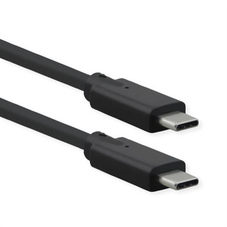 Roline Cable 3.2, Con A. USB C Macho, Con B. USB C Macho, Long. 1m