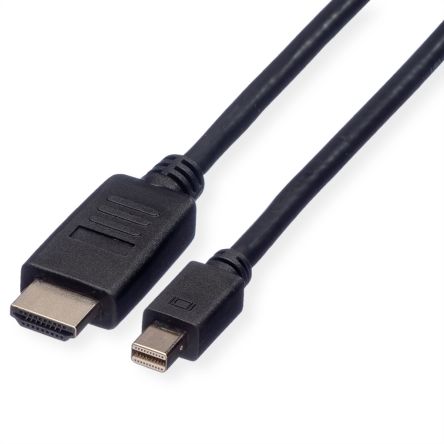 Roline Câble De Port D'affichage, DisplayPort/ HDMI M /M En 1.5m
