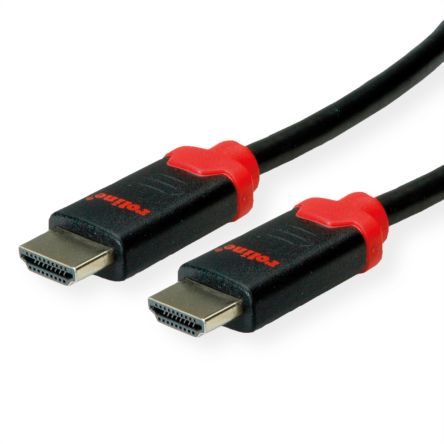 Roline HDMI-Kabel A HDMI Stecker B HDMI Stecker Ultra-Hochgeschwindigkeit 4K Max., 1m