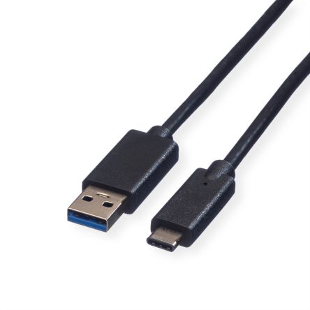 Roline Cable 3.2, Con A. USB A Macho, Con B. USB C Macho, Long. 1m