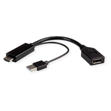 Roline Adapter, USB 2.0, USB A 1 Display, - DisplayPort, 3840 X 2160
