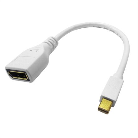 Roline Adaptador DisplayPort, Con. A: Mini Display Port Macho, Con. B: DisplayPort Hembra, Long. 210mm