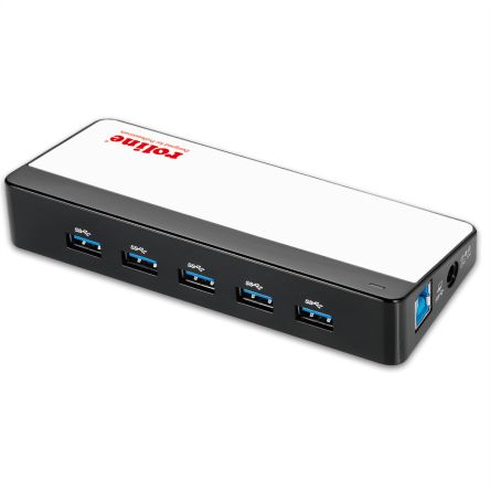 Roline Hub USB 14.02.5029-5, USB 3.2 USB 7 Ports, USB A