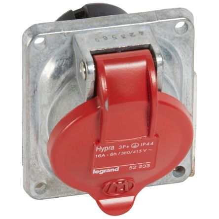 Legrand Hypra Steckdose Buchse Rot 3P+E, 415 V / 16A, SMD IP44