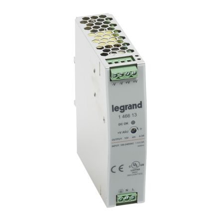 Legrand Schaltnetzteil, AUS 12V Dc / 6.3A 75W, EIN 100 → 240V Ac Geschlossen, DIN-Schiene Symmetrisch