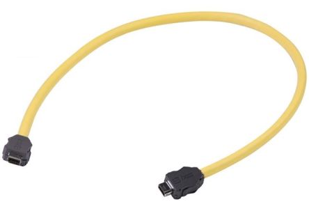 HARTING Câble Ethernet Catégorie 6a Aucun, Jaune, 500mm PVC Avec Connecteur