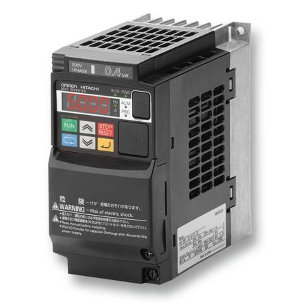 Omron Variador De Frecuencia Serie 3G3MX2, 0,4 KW, 200 V, 1 Fase, 1,9 A, 580Hz