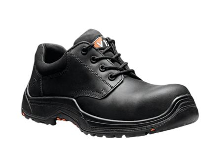 V12 Footwear Bison Womens Black Toe Capped Safety Shoes, UK 10, EU 44