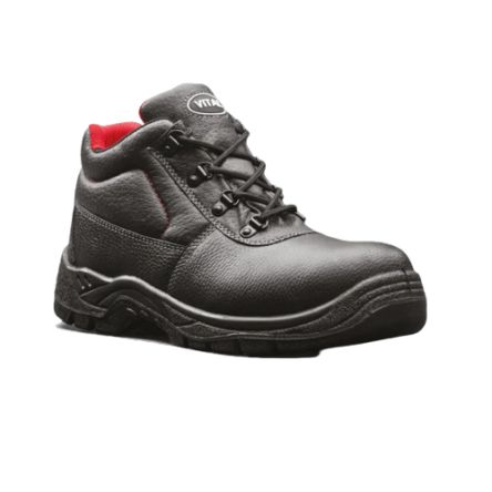 V12 Footwear VT471 ELK Damen Sicherheitsstiefel Schwarz, Mit Stahl-Schutzkappe, Größe 38 / UK 5