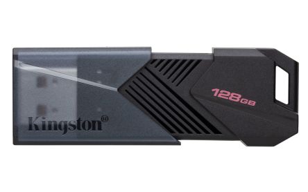 Kingston 3D TLC, USB-Flash-Laufwerk, 128 GB, USB 3.2, Keine Verschlüsselung, Datenreisender Exodia Onyx