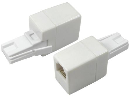 RS PRO Adapter, Adapter, White, 15cm