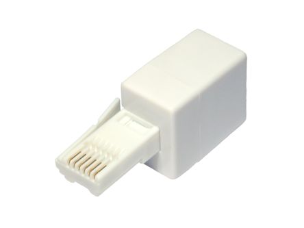 RS PRO Adaptateur Blanc 15cm