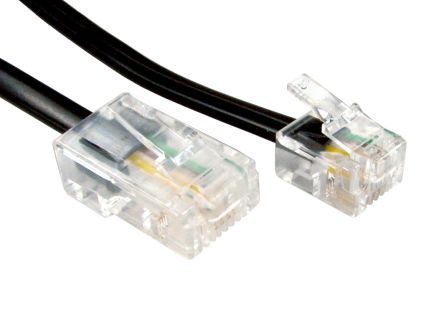 RS PRO Telefonkabel RJ11 RJ45 PVC 10m Geschirmt