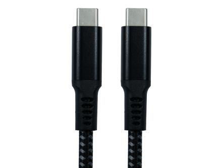 RS PRO Cavo USB USB C/USB C, L. 1m, Col. Nero