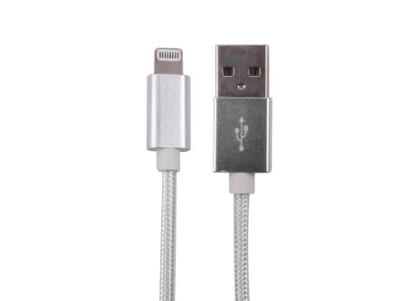 RS PRO USB-Kabel, USBA / Lightning, 2m USB 2.0 Weiß