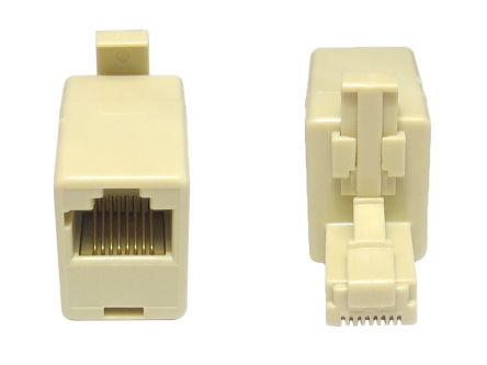 RS PRO Attacco, Femmina RJ45, Maschio RJ45, Cat5e, 1 Porta