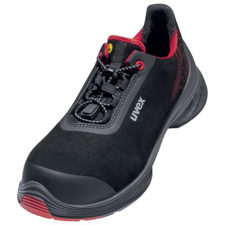 Uvex 68382 Unisex Black Toe Capped Low Safety Shoes, UK 6, EU 39