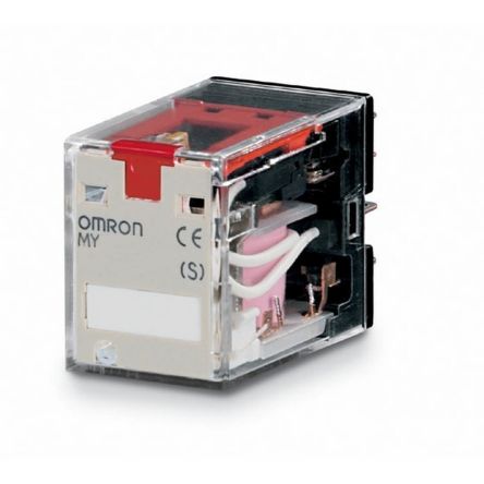 Omron Bistabiles Relais, Steckrelais 4-poliger Wechsler 5A 24V Ac Spule