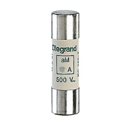 Legrand Fusible De Cartucho Cerámico, 500V, 10A, 14 X 51mm, Acción M