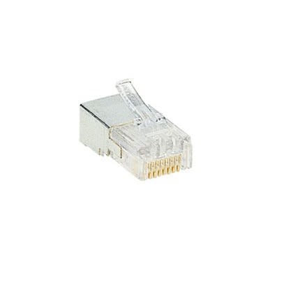 CAT7 RJ45 Connector Metal Shielded Gold Plated Connector at Rs 24, Modular  Connector in Noida