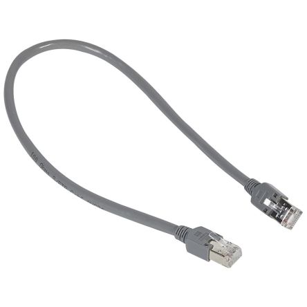 Legrand Ethernetkabel Cat.6, 400mm, Grau, A RJ45 Stecker, B RJ45
