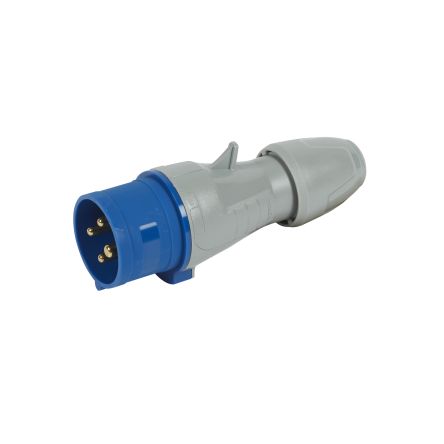 Legrand, P 17 Tempra Pro IP44 Blue 3P+E Industrial Power Plug, Rated At 16A, 250 V