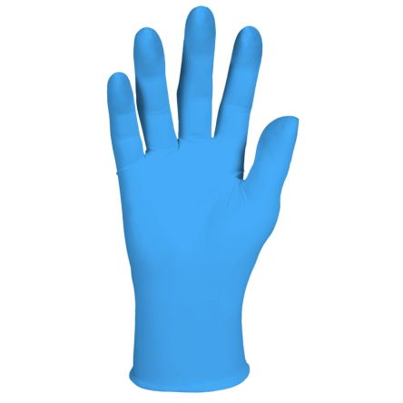 Kimberly Clark Guantes Desechables Con Polvo De Nitrilo Azul, Talla XS, Caja De 1000 Unidades