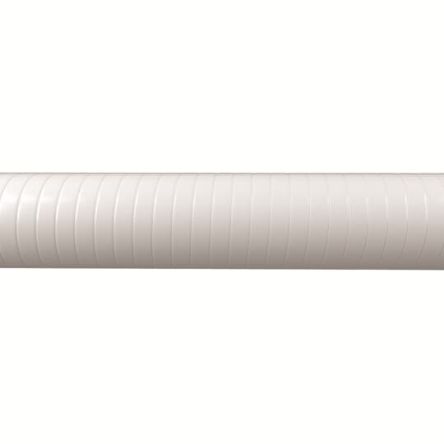 ABB Adaptaflex Schutzschlauch Edelstahl, Ø 17.8mm Nom. Flüssigkeitsdicht, Weiß A ø 17.8mm X 25m