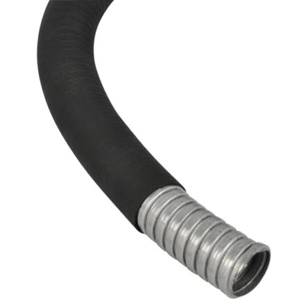 ABB Adaptaflex Schutzschlauch Stahl, Ø 20mm Nom., Flexibel, Flüssigkeitsdicht, Schwarz A ø 21.1mm X 25m