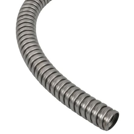 ABB Adaptaflex Schutzschlauch Edelstahl, Ø 32mm Nom. Flexibel, Silber A ø 32mm X 25m