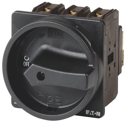 Eaton 3 Pole Flush Mount Isolator Switch - 63A Maximum Current, 30kW Power Rating, IP65 (Front)