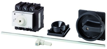 Eaton 3 Pole Rear Panel Isolator Switch - 100A Maximum Current, 55kW Power Rating, IP65 (Front)