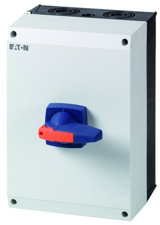 Eaton 3 Pole + N Pole Surface Mount Isolator Switch - 125A Maximum Current, 59kW Power Rating, IP65
