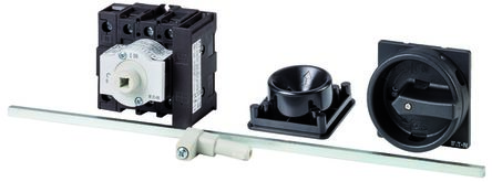 Eaton 4 Pole Rear Panel Isolator Switch - 32A Maximum Current, 15kW Power Rating, IP65 (Front)