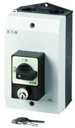 Eaton Interruptor Seccionador, 3, Corriente 32A, Potencia 15kW, IP65