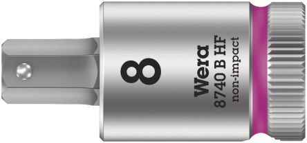 Wera 3/8 In Drive Bit Socket, Hex Bit, 5/32in, 175 Mm Overall Length