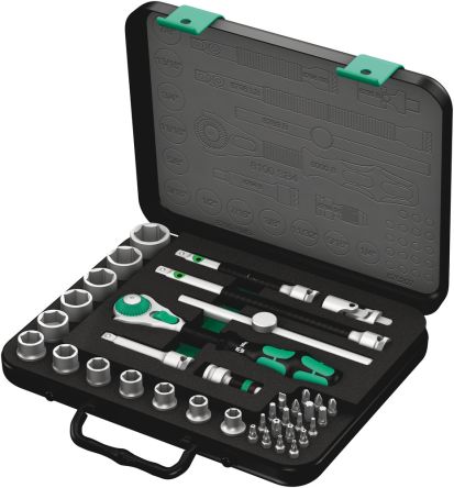 Wera 3/8 Zoll Vierkant 6-Punkt; Innensechskant-Bit; Phillips-Bit; Pozidriv-Bit; Schlitz-Bit; Torx-Bit