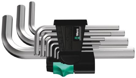 Wera TORX®-Steckschlüssel, Satz 9-teilig L-Form