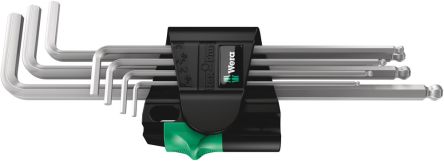 Wera TORX®-Steckschlüssel, Satz 7-teilig L-Form Lang