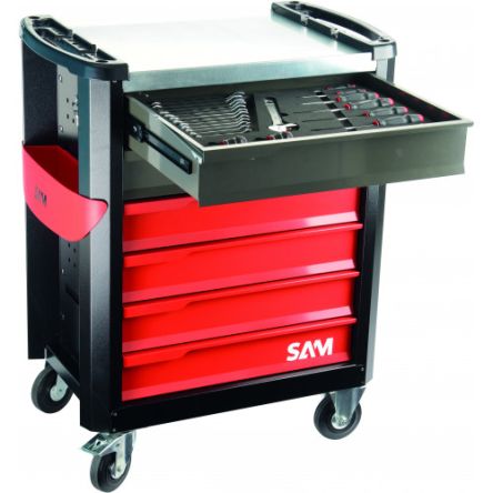 SAM ABS Werkzeugwagen 6 Schubladen Mit Rollen, 1.1m X 800mm X 600mm