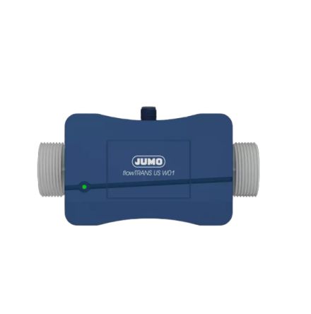 Jumo FlowTRANS US W01 Flüssigkeit Durchflussmesser 18 → 30 V 0 L/min → 80 L/min Typ Analog