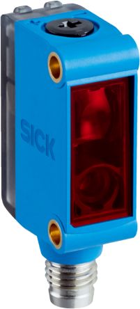 Sick G6 Kubisch Optischer Sensor, Retroreflektierend, Bereich 7,2 M, PNP Ausgang, M8 4 Pin Stecker,