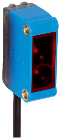 Sick G6 Miniatur Optischer Sensor, Retroreflektierend, Bereich 6 M, PNP Ausgang, Anschlusskabel, Hell-/dunkelschaltend