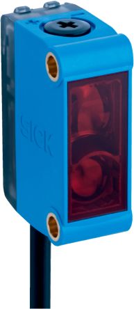 Sick GL6 Rechteckig Optischer Sensor, Retroreflektierend, Bereich 6 M, PNP Ausgang, Anschlusskabel,