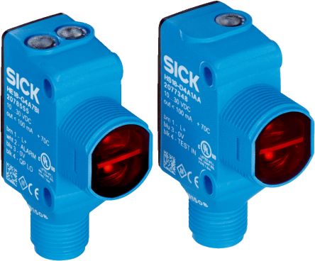 Sick Through Beam Photoelectric Sensor, Block Sensor, 20 M Detection Range