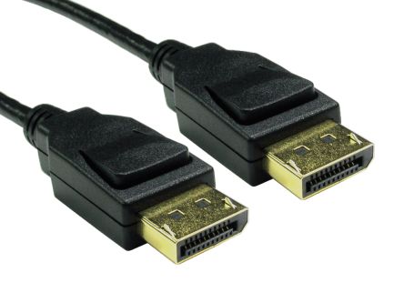 RS PRO DisplayPort-Kabel A Display-Anschluss B Display-Anschluss - Stecker 1.4, 500mm 8K @ 60Hz Max. PVC