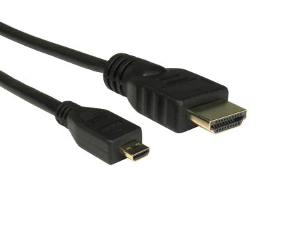 RS PRO, RS PRO 4K Male HDMI to Female HDMI Cable, 50cm