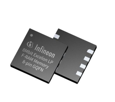 Infineon Mémoire FRAM, 8Mo, 1024 K X 8, SPI, GQFN, 8 Broches